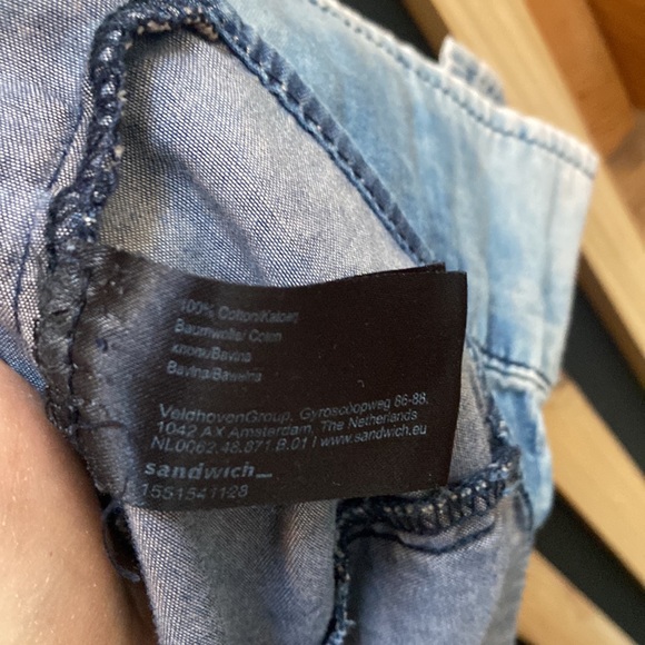 Sandwich denim Shirt - Picture 6 of 8